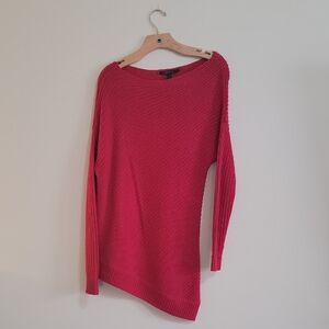 Asymmetrical BCBGMaxAzria Long Sleeve Sweater Dress